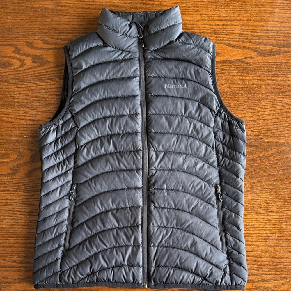 Marmot Quilted 600 Fill Down Vest Unisex EUC